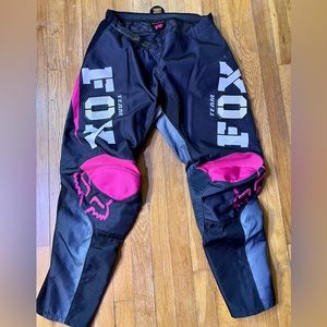 Team Fox Racing 9/10 Motocross Dirt Bike Pants Pink